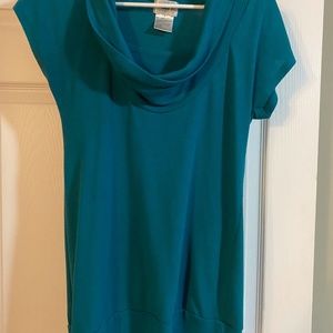 Cowl Neck Green Pullover by Guilty!